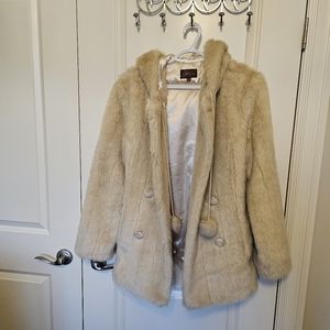 Jessica Hooded Faux Fur Coat